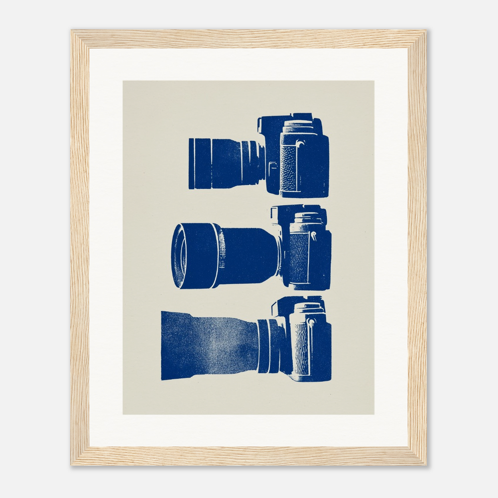 FRAMED PRODUCT STENCIL BLUE