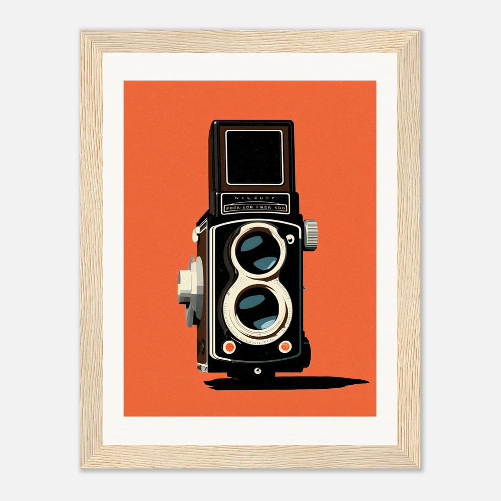 FRAMED PRODUCT TWIN LENS BLACK ORANGE