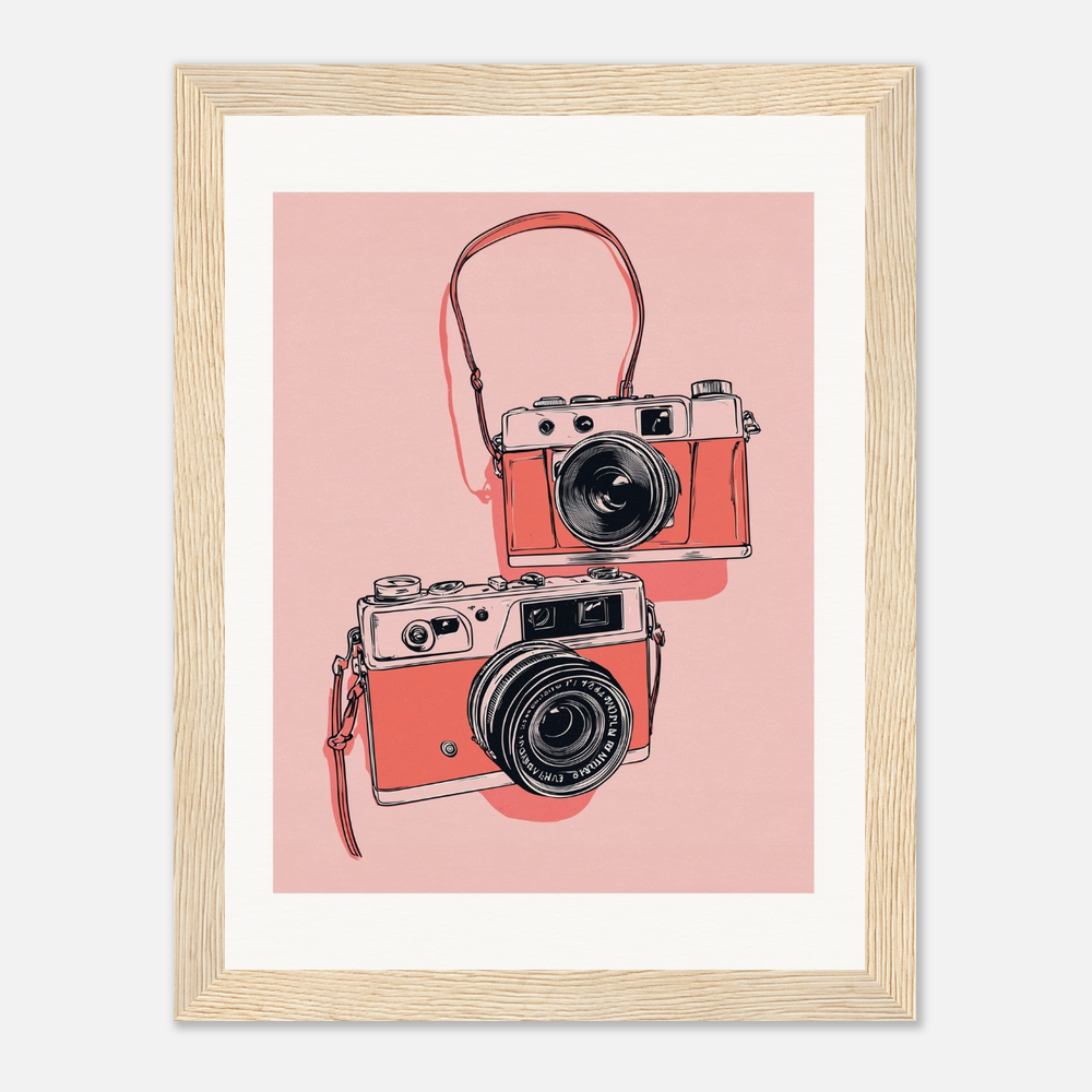 FRAMED PRODUCT YOU ME IN PINK