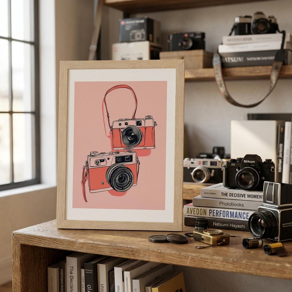 FRAMED PRODUCT YOU ME IN PINK